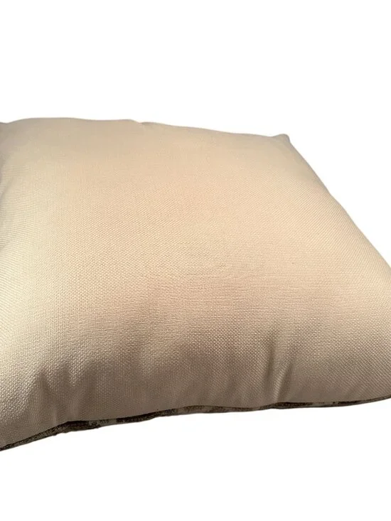 Elaine Smith Outdoor Ikat Diamond Decor Accent Pillow Geometric Neutral Tones - Picture 11 of 16